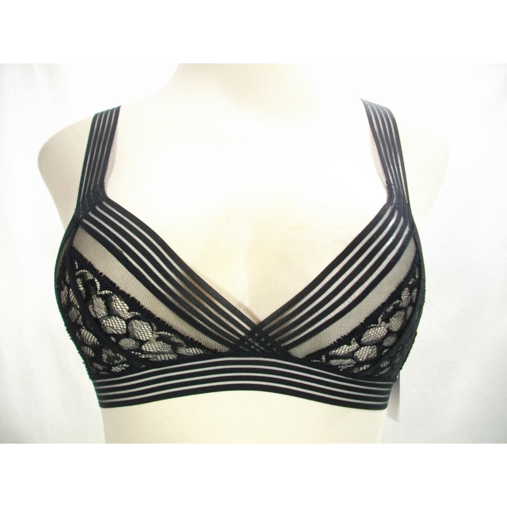 Buy the newest Calvin Klein QF1944 CK Black Obsess Unlined Triangle Wire  Free Bra XS X-SMALL Black NWT at wholesale prices